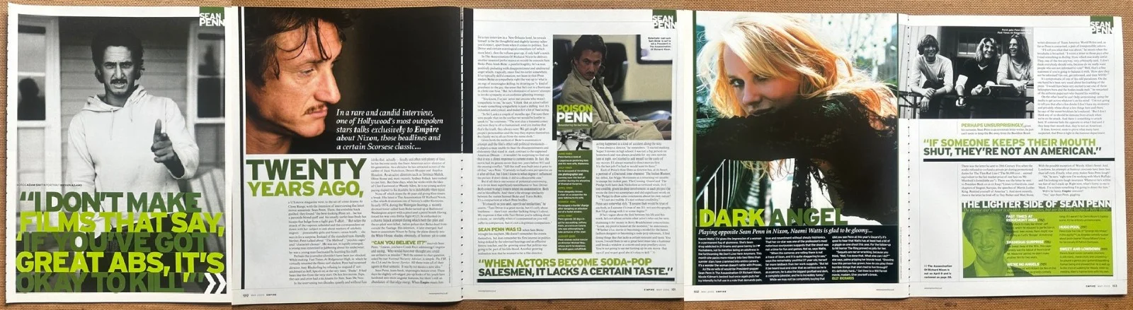 SEAN PENN - 2005 Full page UK magazine poster, изображение 2