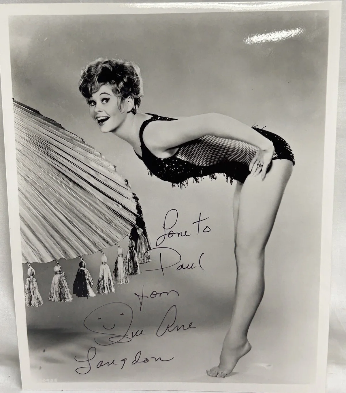 Sue Ane Langdon — Sue Ane Langdon American Actress 10 x 8” B/W Picture Signed, изображение 2