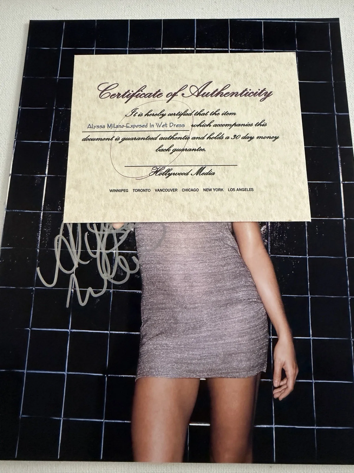 Alyssa Milano Autographed 8x10 Photo, image 2