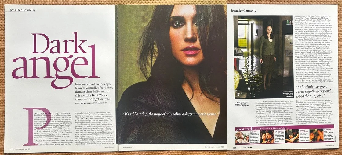 JENNIFER CONNELLY - 2005 full page UK magazine poster, изображение 2