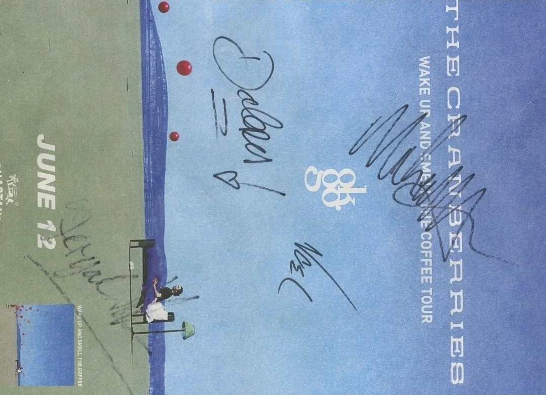 The Cranberries Wake Up and Smell The Coffee Signed Tour Poster 2002, image 2