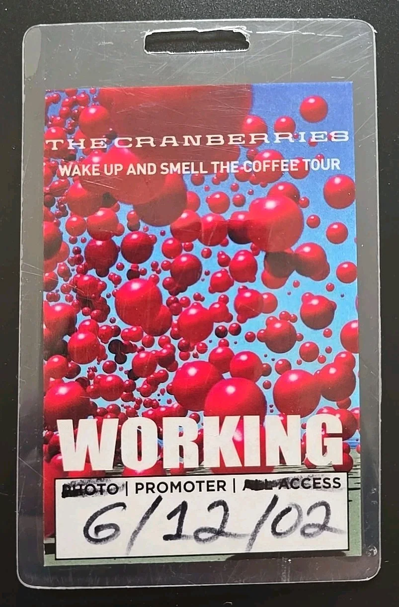 The Cranberries Wake Up and Smell The Coffee Signed Tour Poster 2002, image 3