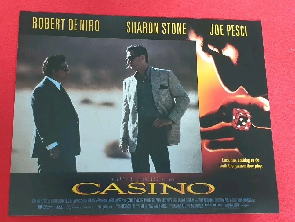 Casino (1995) Original UK Lobby Cards Set of 8 14x11 De Niro Pesci Scorsese, изображение 2