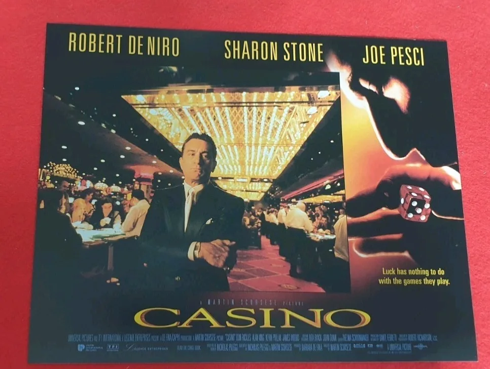 Casino (1995) Original UK Lobby Cards Set of 8 14x11 De Niro Pesci Scorsese, изображение 5