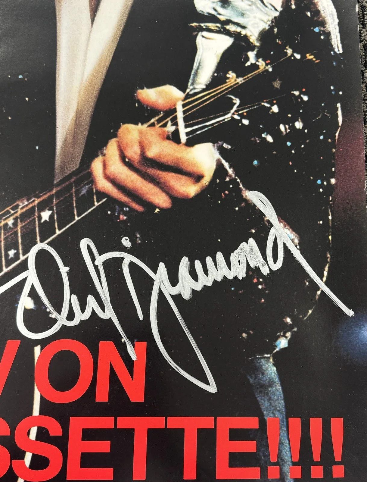 Neil Diamond Signed Autograph 1989 Greatest Hits Live 21x36 Poster Beckett BAS, изображение 3
