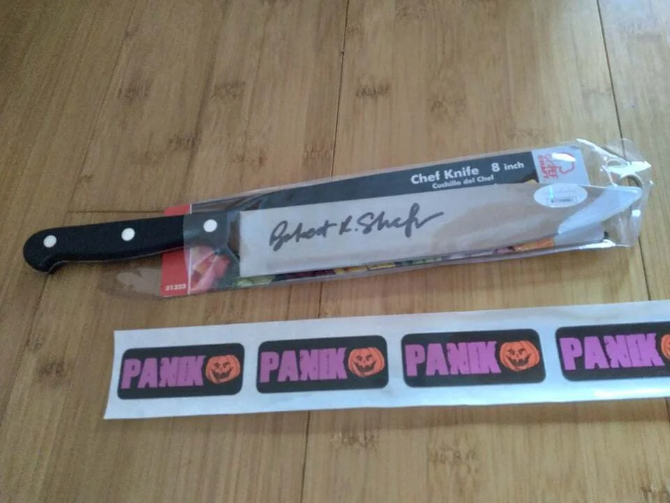 Robert R. Shafer — Psycho Cop Robert R. Shafer Autograph Signed Knife JSA COA, image 2