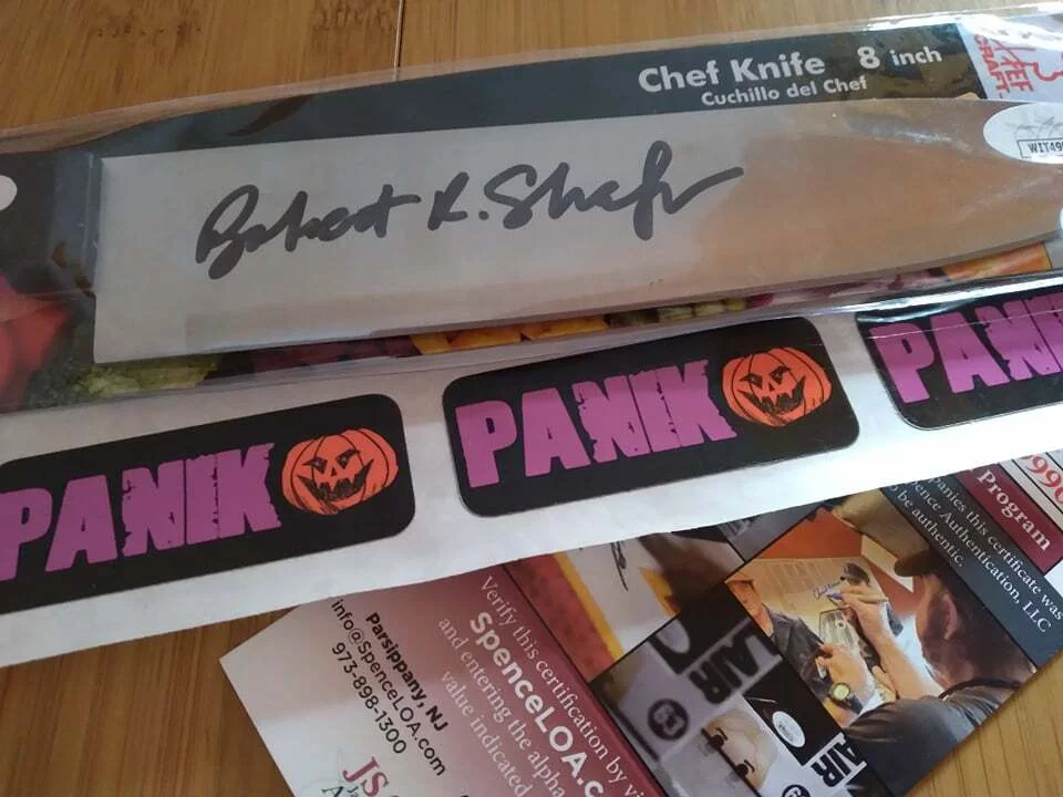 Robert R. Shafer — Psycho Cop Robert R. Shafer Autograph Signed Knife JSA COA, image 3