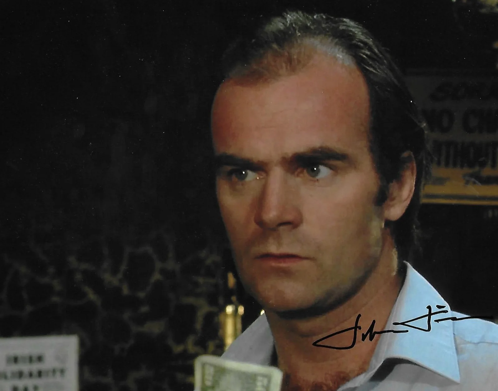 John Finn — John Finn autographed 8x10 photo Glory Cold Case NYPD Blue Actor Movies LOOK!