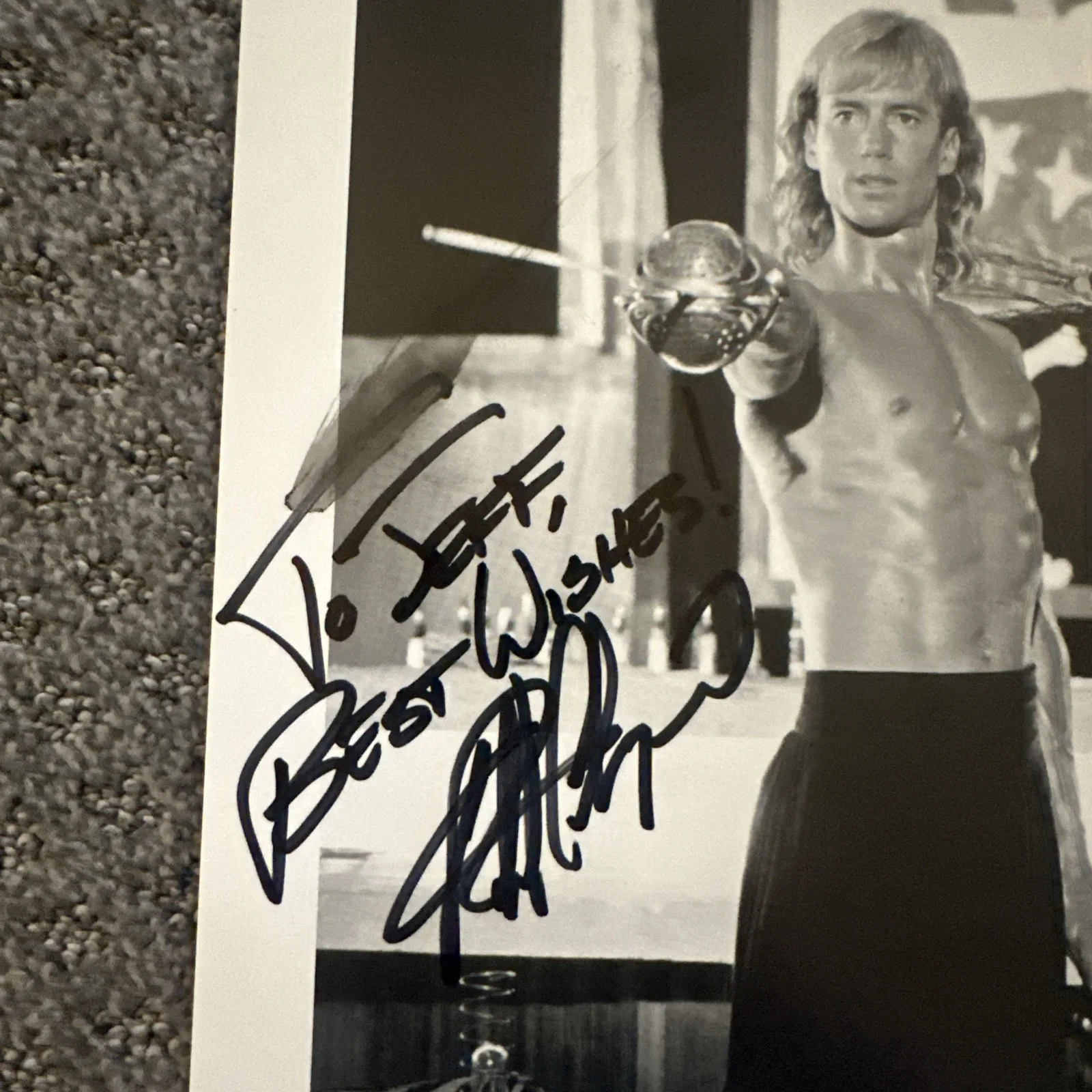 Robert Chapin Autographed Signed 8x10 Promo Photo Ring Of Steel, изображение 2