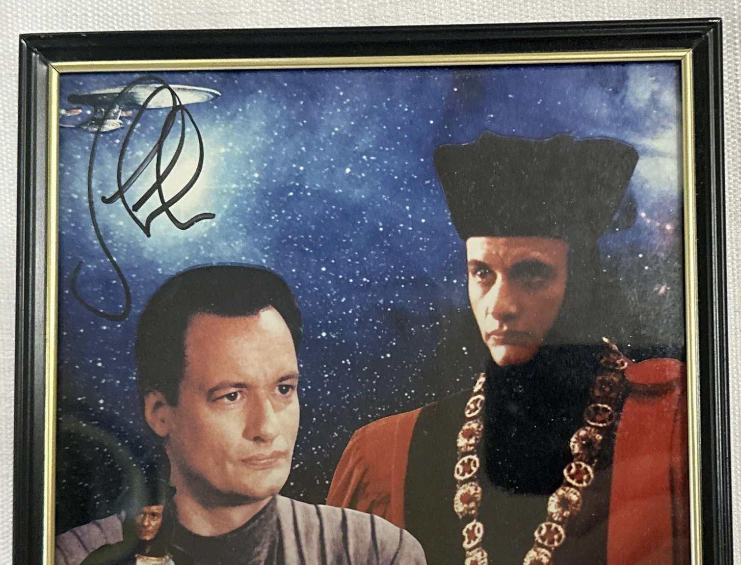 JOHN DELANCIE Q Star Trek Next Generation Signed 8x10 Autograph, image 2