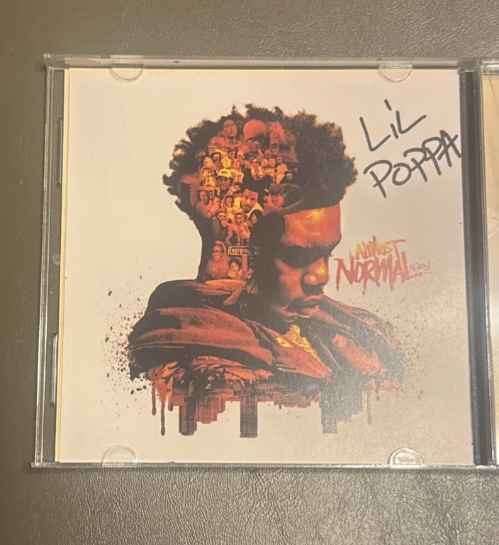 SIGNED Lil Poppa Almost Normal Again Album Photo Cover Art Card & CD See Pics, изображение 2