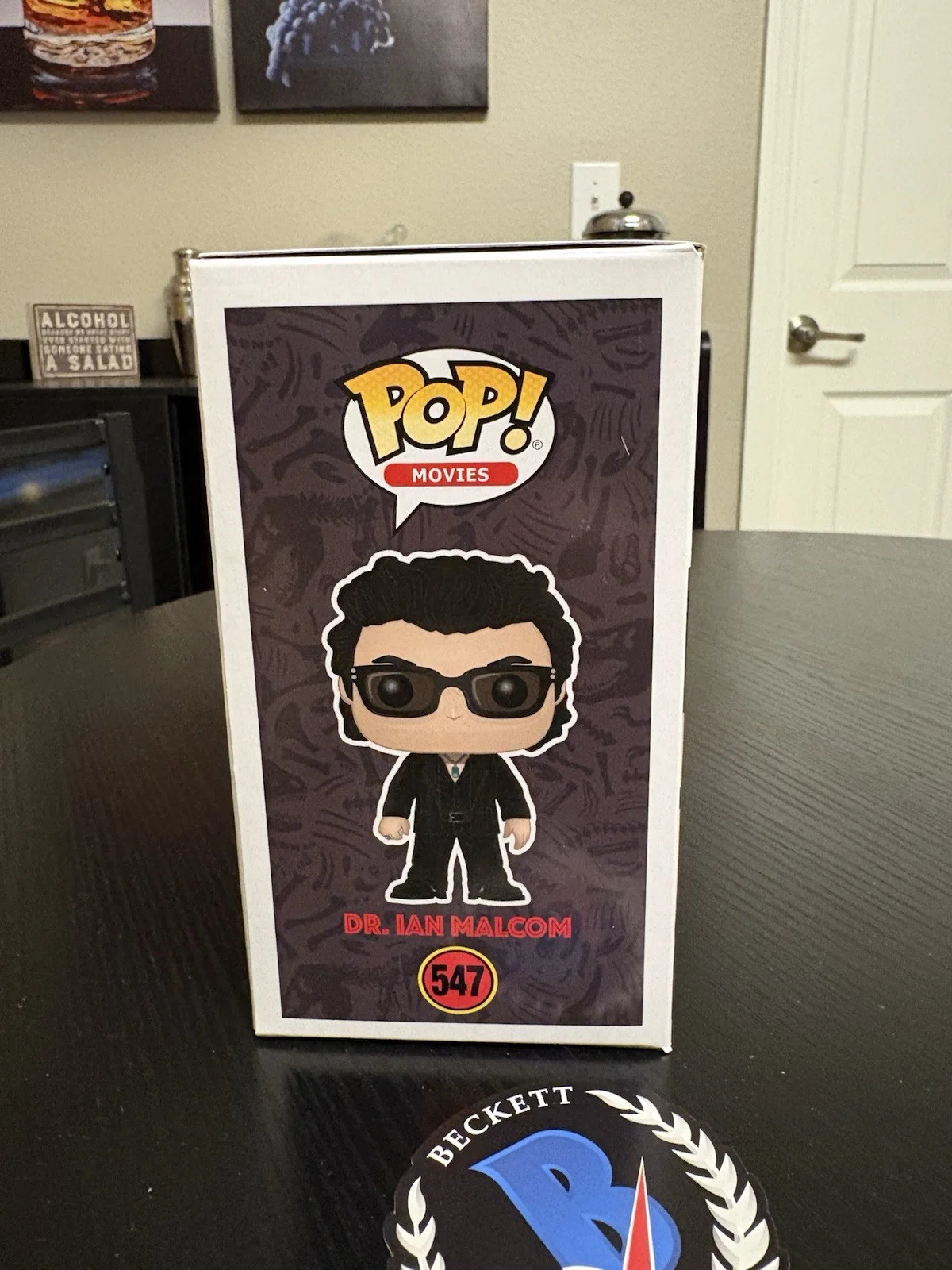 Jeff Goldblum — Jeff Goldblum Signed Ian Malcolm Jurassic Park Funko Pop COA, изображение 4