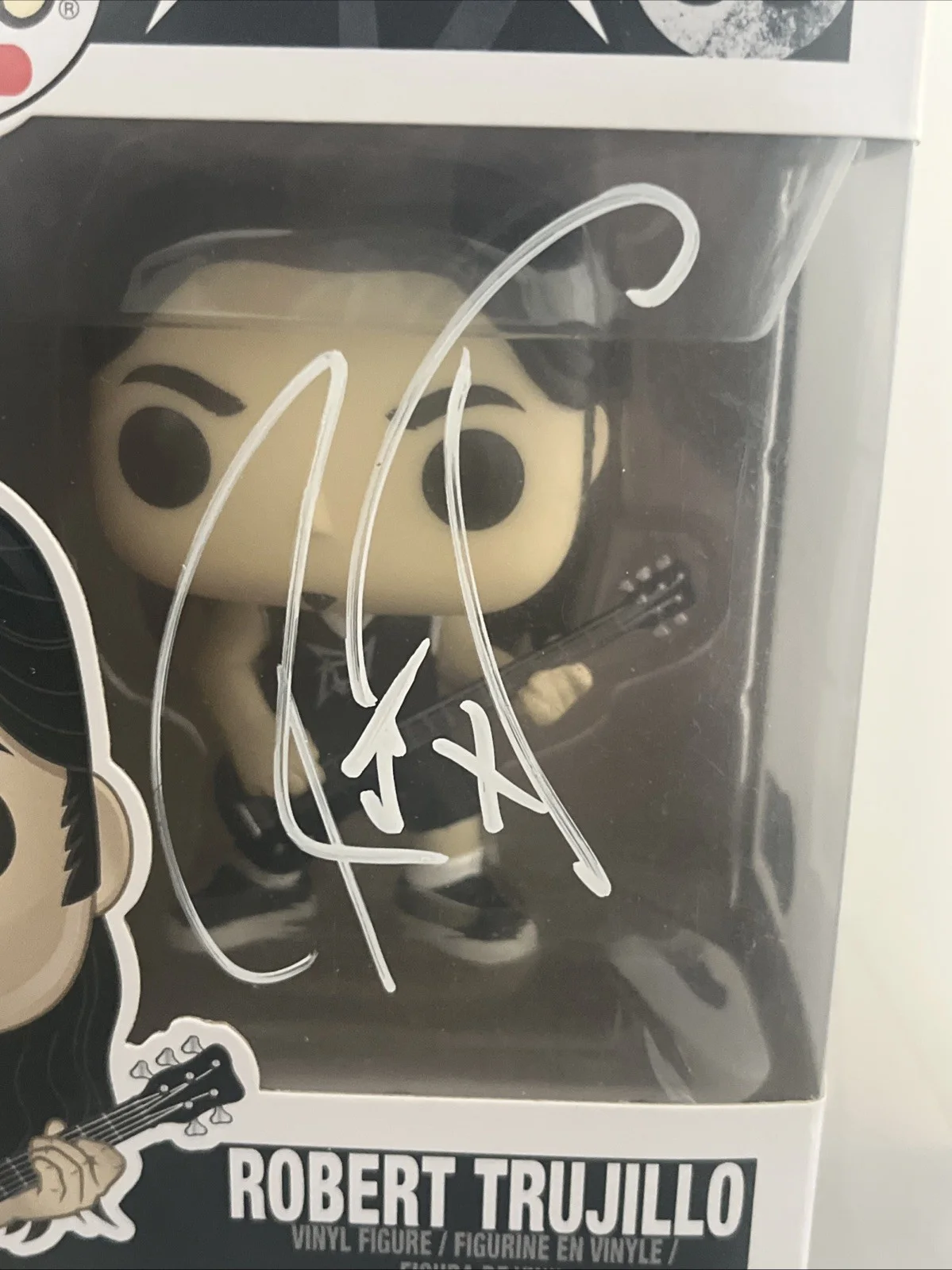 ROBERT TRUJILLO signed (Metallica) Funko Pop Rocks #60 Beckett Certified, image 2