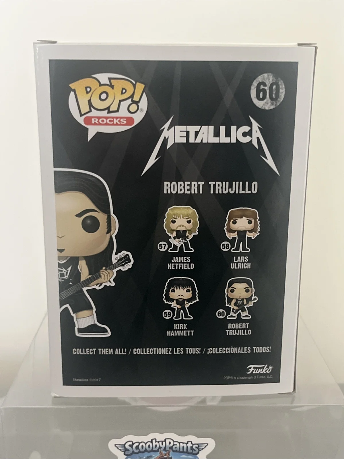 ROBERT TRUJILLO signed (Metallica) Funko Pop Rocks #60 Beckett Certified, image 5