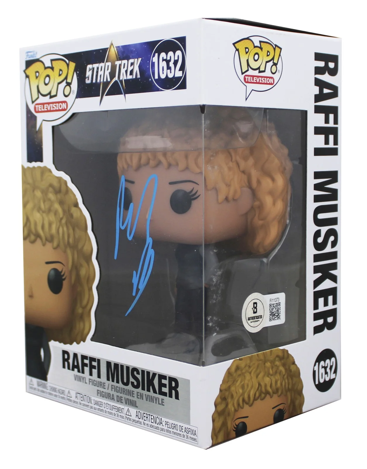Michelle Hurd — Michelle Hurd Star Trek Signed Raffi Musiker #1632 Funko Pop Figure BAS #FI11373, изображение 2
