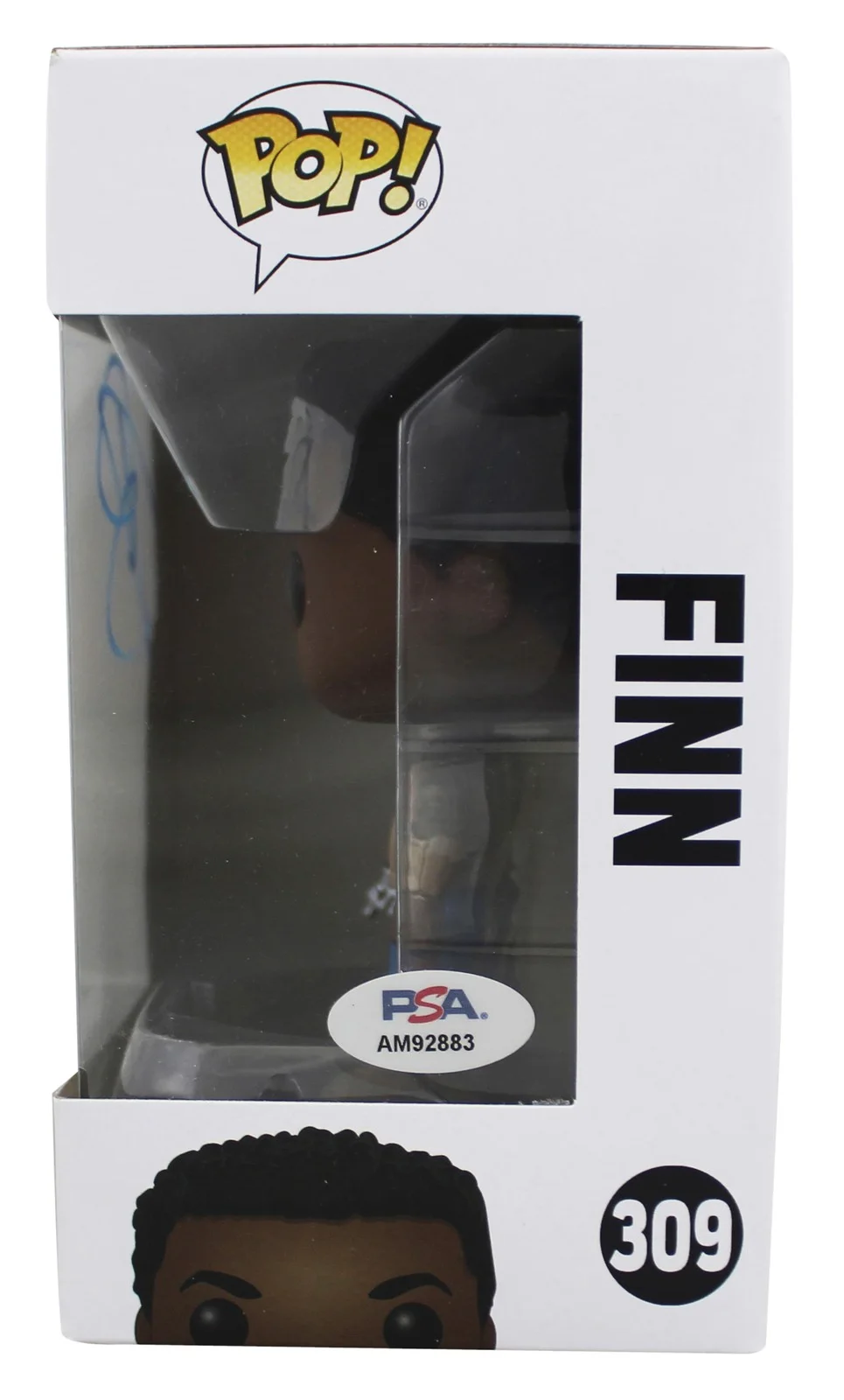 John Boyega — John Boyega Star Wars Signed Finn #309 Funko Pop Vinyl Figure PSA/DNA #AM92883, изображение 3