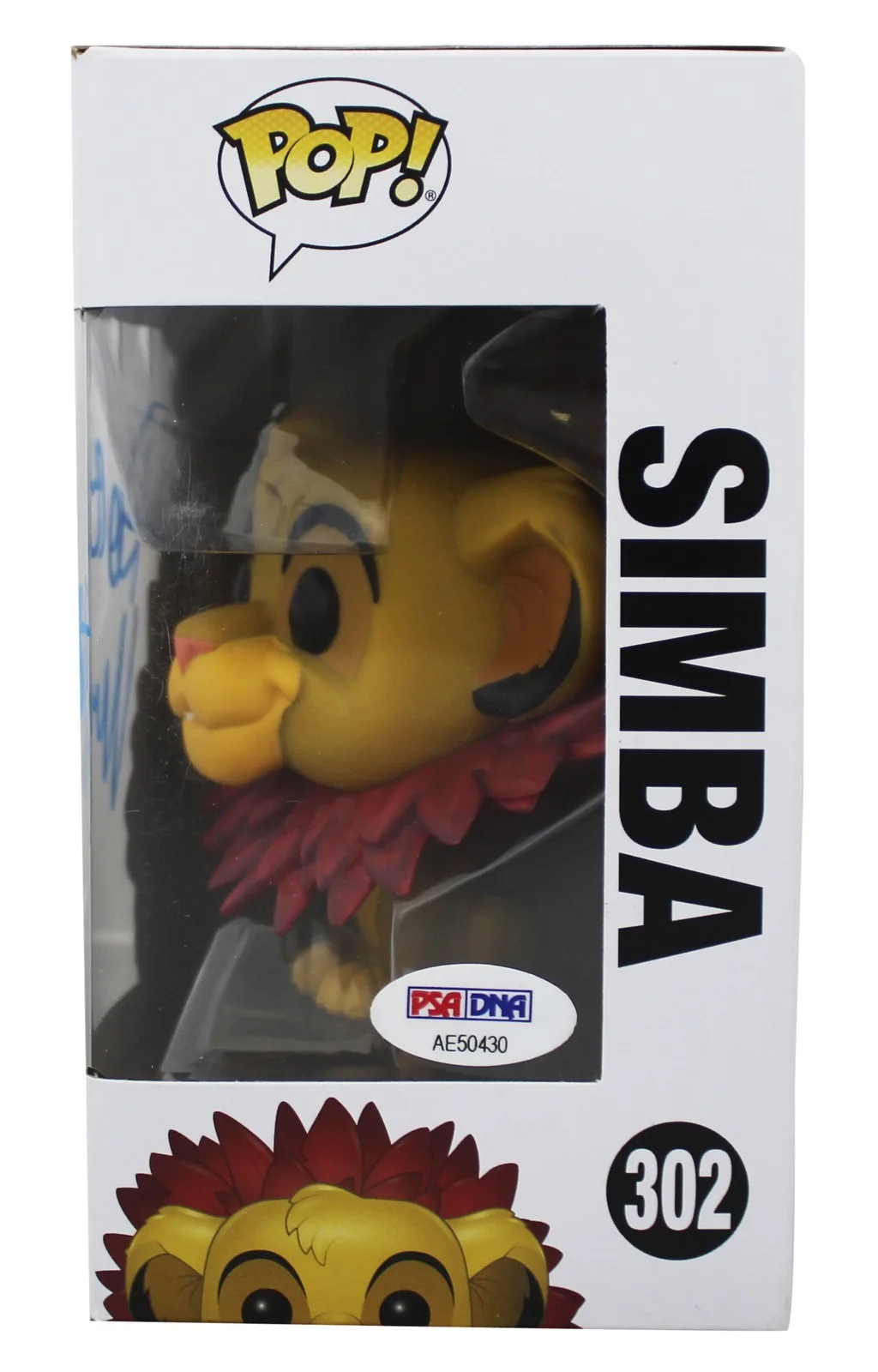 Rob Minkoff — Rob Minkoff The Lion King Signed Simba #302 Funko Pop Figure PSA/DNA #AE50430, image 3
