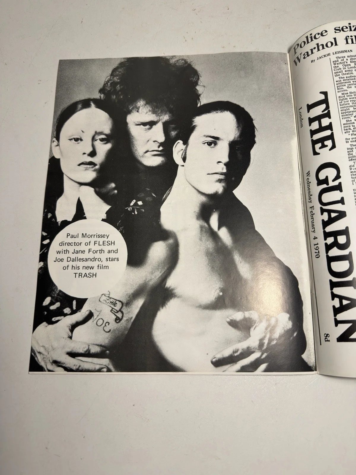 Andy Warhol Flesh Programme 1971 Vaughan Films Cult Film, image 4