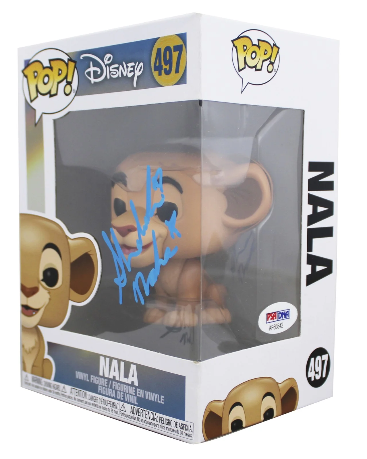 Shahadi Wright Joseph — Shahadi Wright Joseph The Lion King Signed #497 Funko Pop Figure PSA #AF65542, image 2