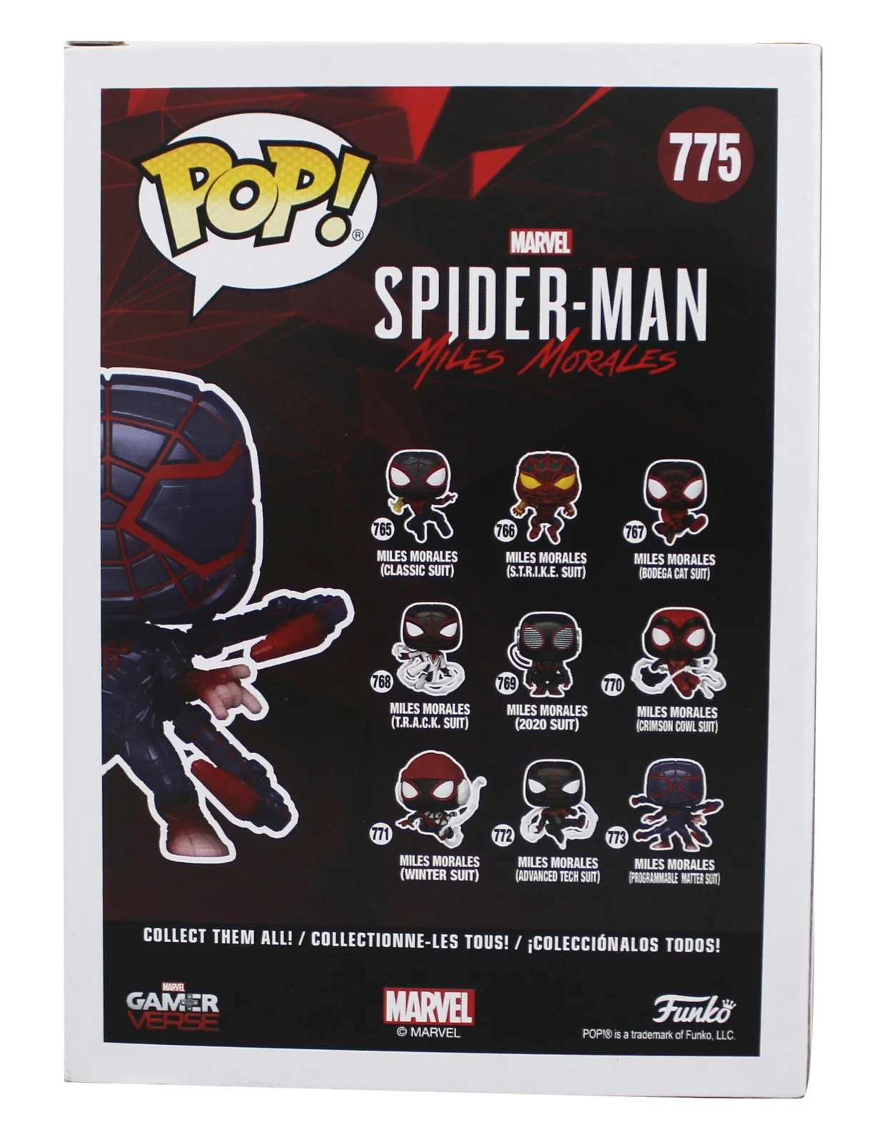 Shameik Moore — Shameik Moore Spider-Man Signed Miles Morales #775 Funko Pop Figure BAS #BH94530, image 4