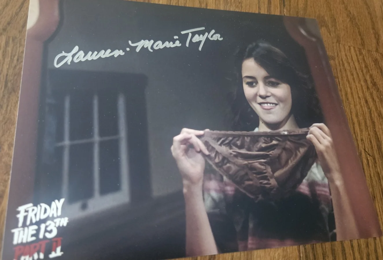 Lauren-Marie Taylor — Original Autographed Signed Photo Friday the 13th Part II Lauren-Marie Taylor