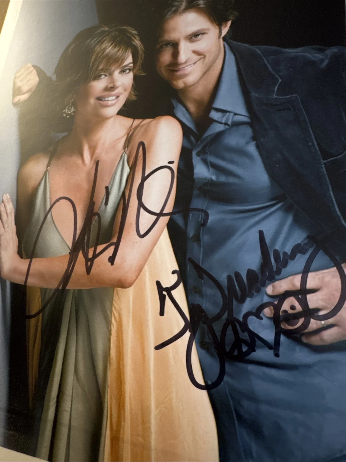 Lisa Rinna Ty Treadway — Lisa Rinna Ty Treadway Signed 8x10 Photo Soap Talk JSA Autograph, изображение 3