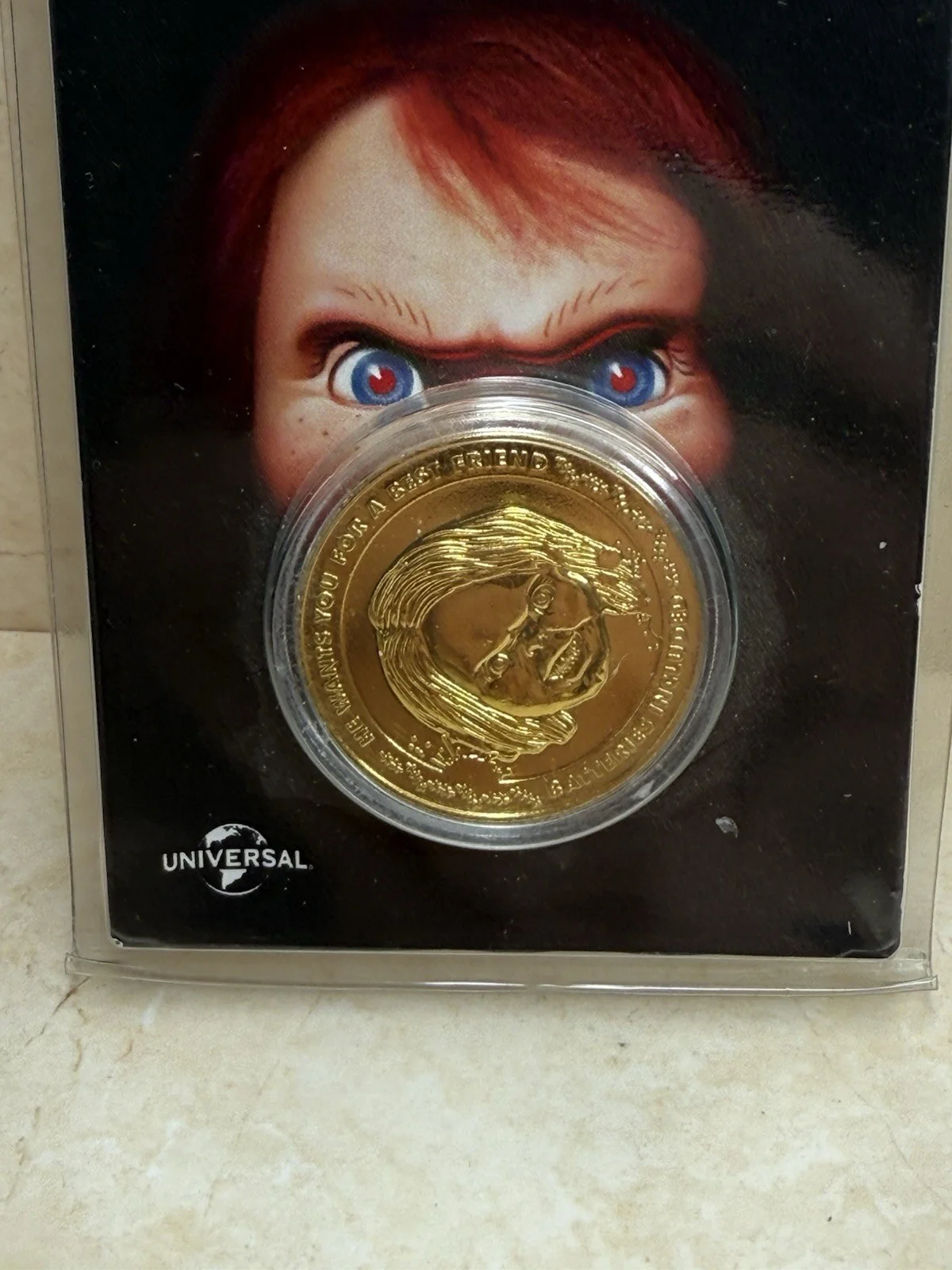 Chucky – Limited Edition Gold Coin Universal, image 2