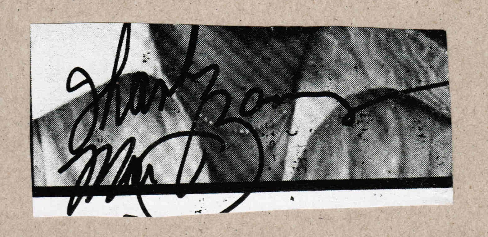 VTG 1986 Moe Bandy Hand Signed Autograph & Fan Taken Photo 3.5 x 3.5, изображение 2