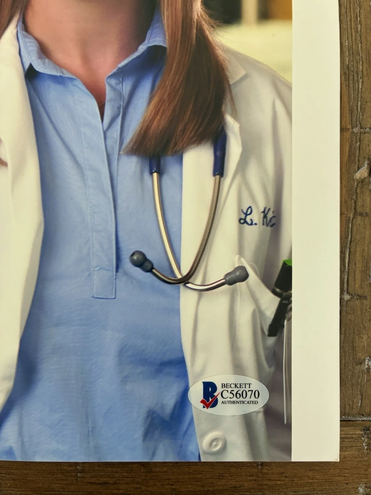 Kellie Martin — Kellie Martin Signed 8x10 Photo E.R. TV Show Beckett BAS, изображение 3