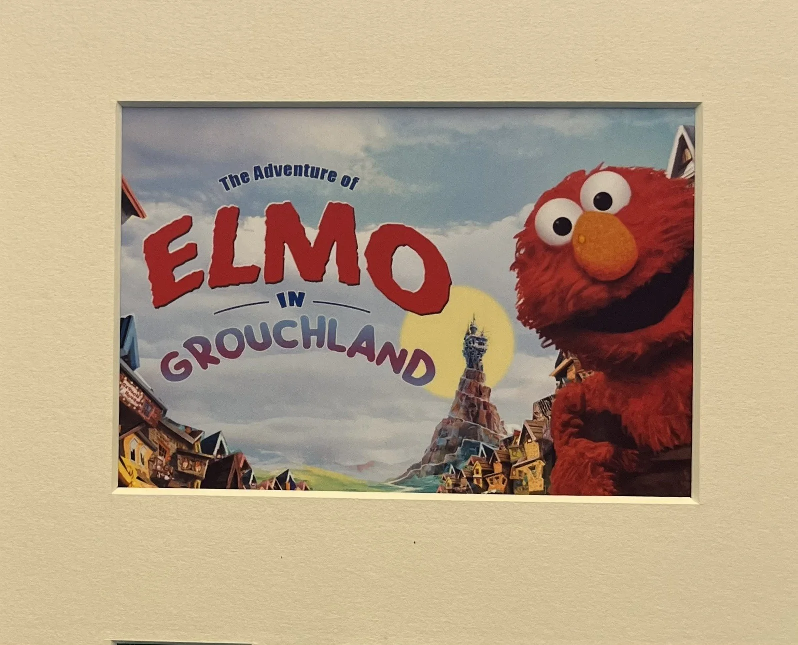 ELMO IN. GROUCHLAND . 35mm Film Cell Mounted Display, image 2
