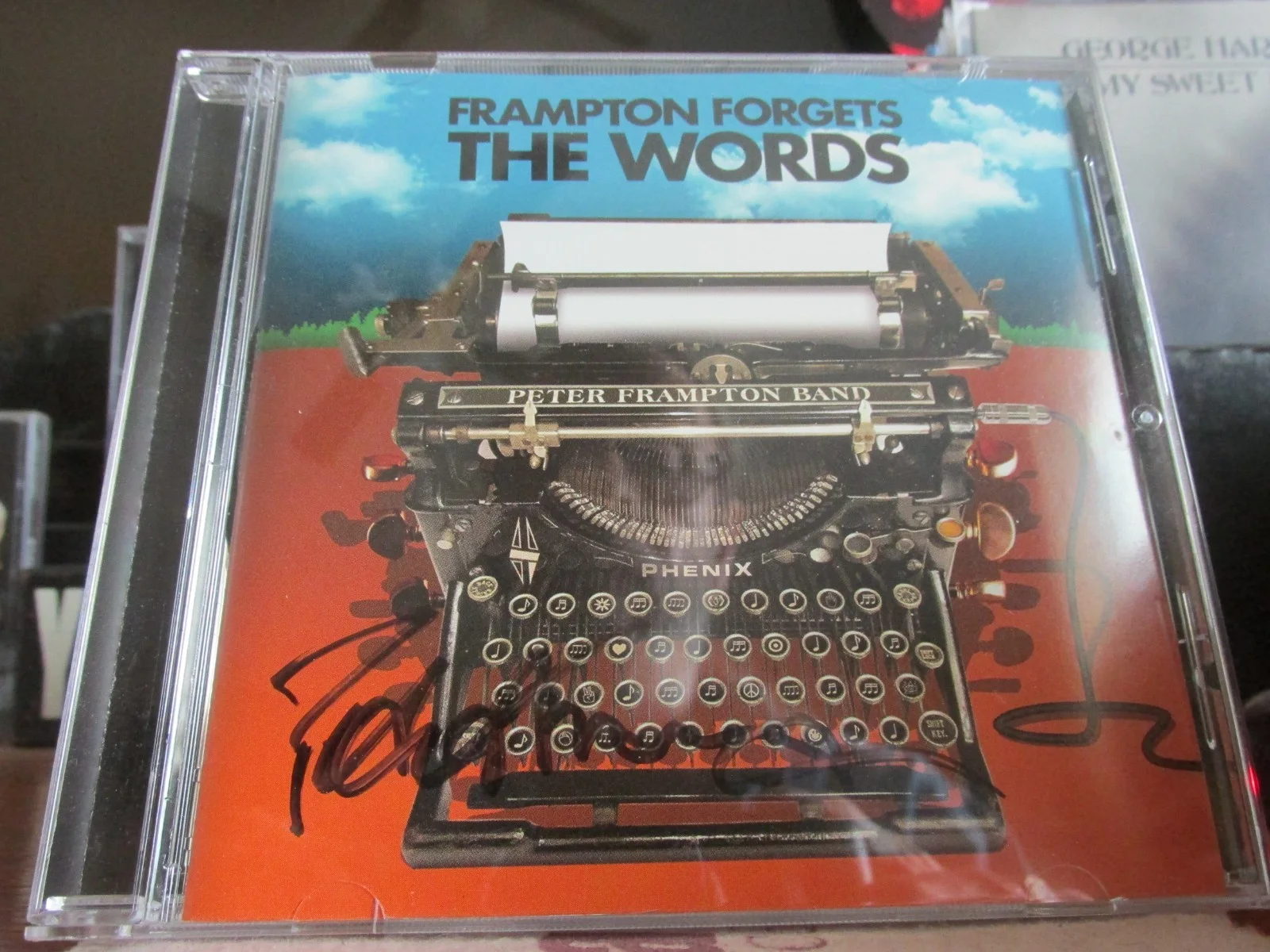 PETER FRAMPTON Forgets the Words Signed CD Sealed New, image 2