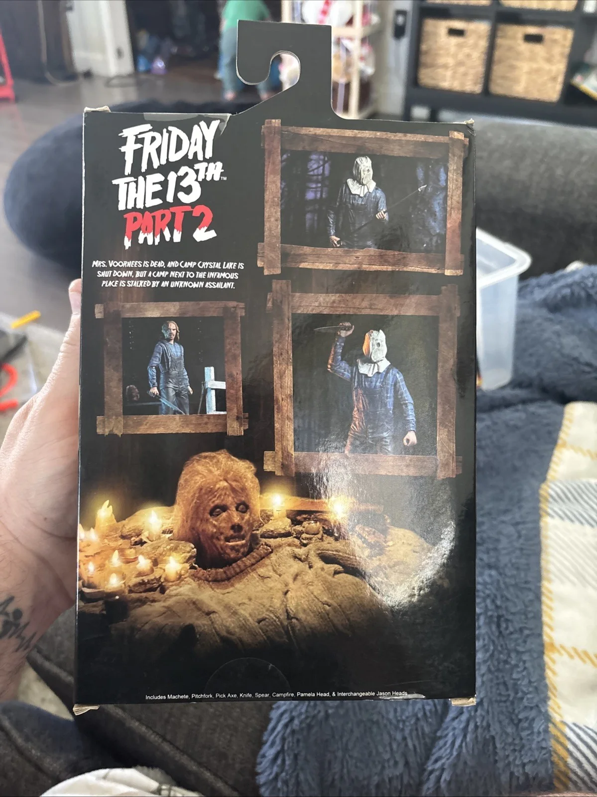 Warrington Gillette — JSA Warrington Gillette Signed Jason Voorhees Neca Friday The 13th Part 2, изображение 3