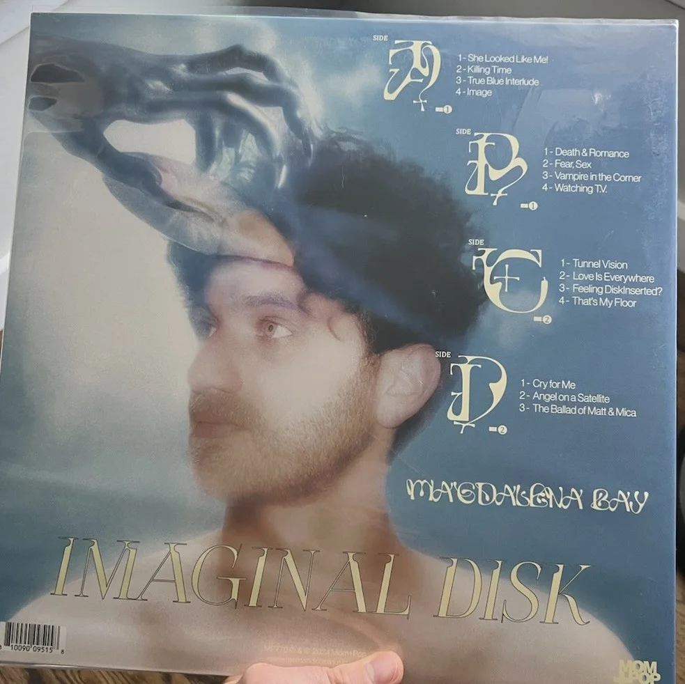 Magdalena Bay - Imaginal Disk Original Vinyl Record AUTOGRAPHED Brainwashed Pink, image 2