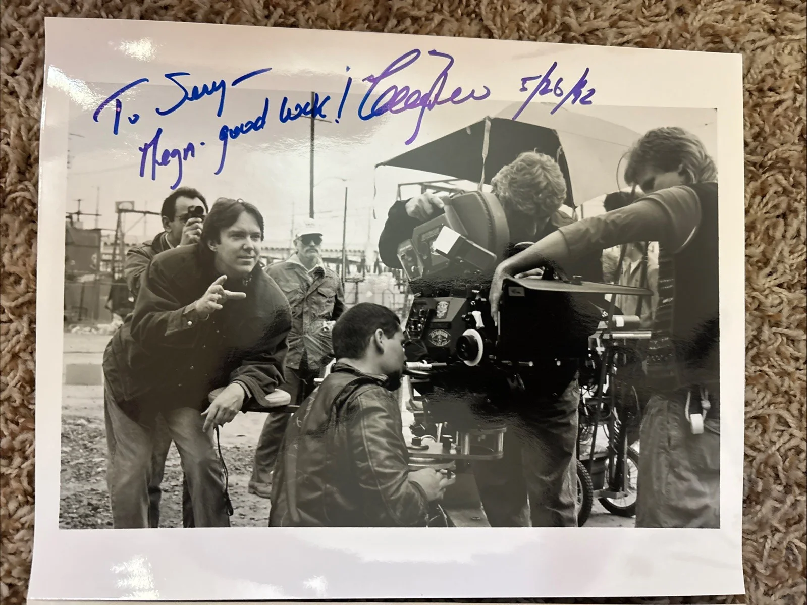 Charles Band Full Moon Autographed photos (2) Puppet Master Director 8x10, изображение 3