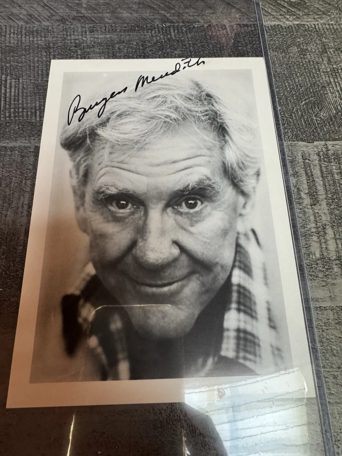 Burgess Meredith — BURGESS MEREDITH Signed 5x7 COA Rocky , Grumpier old Men Star Iconic Actor, image 2