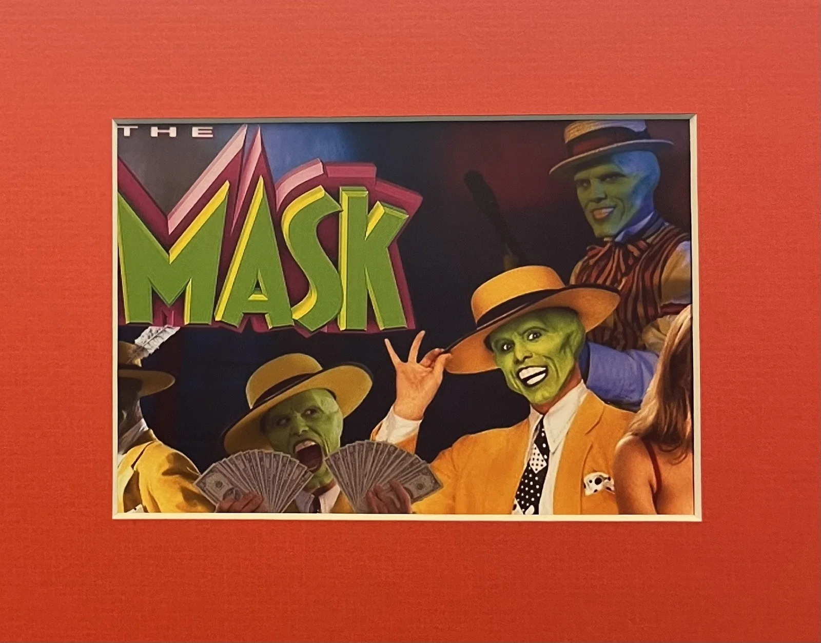 THE MASK Jim Carrey. 35mm Film Cell Mounted Display, изображение 2