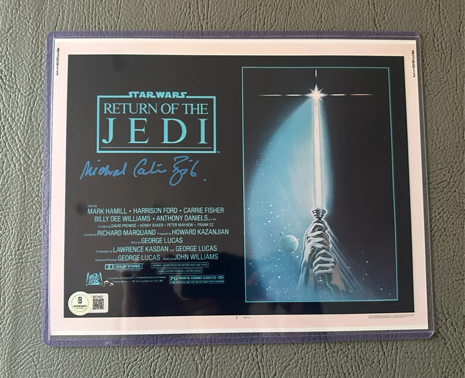 Michael Carter — Star Wars autographed signed 8x10 photo Beckett BAS COA Bib Fortuna Jedi, image 4