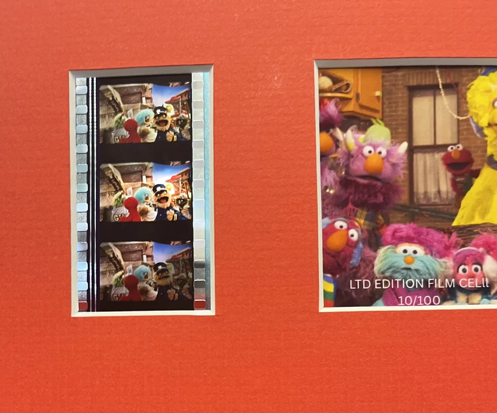 123. SESAME. STREET. 35mm Film Cell Mounted Display, изображение 3
