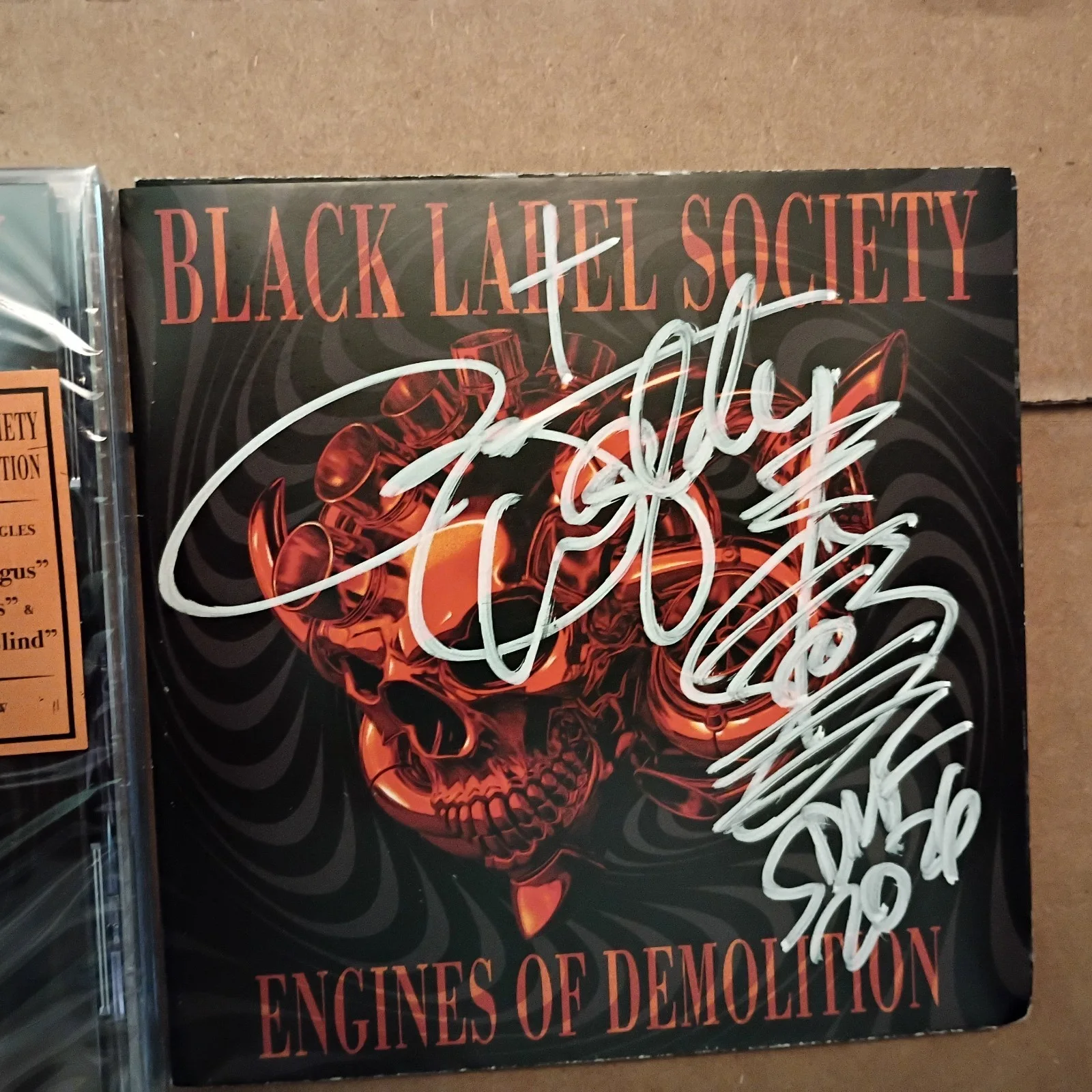 Black Label Society Engines Of Demolition Signed CD, image 2