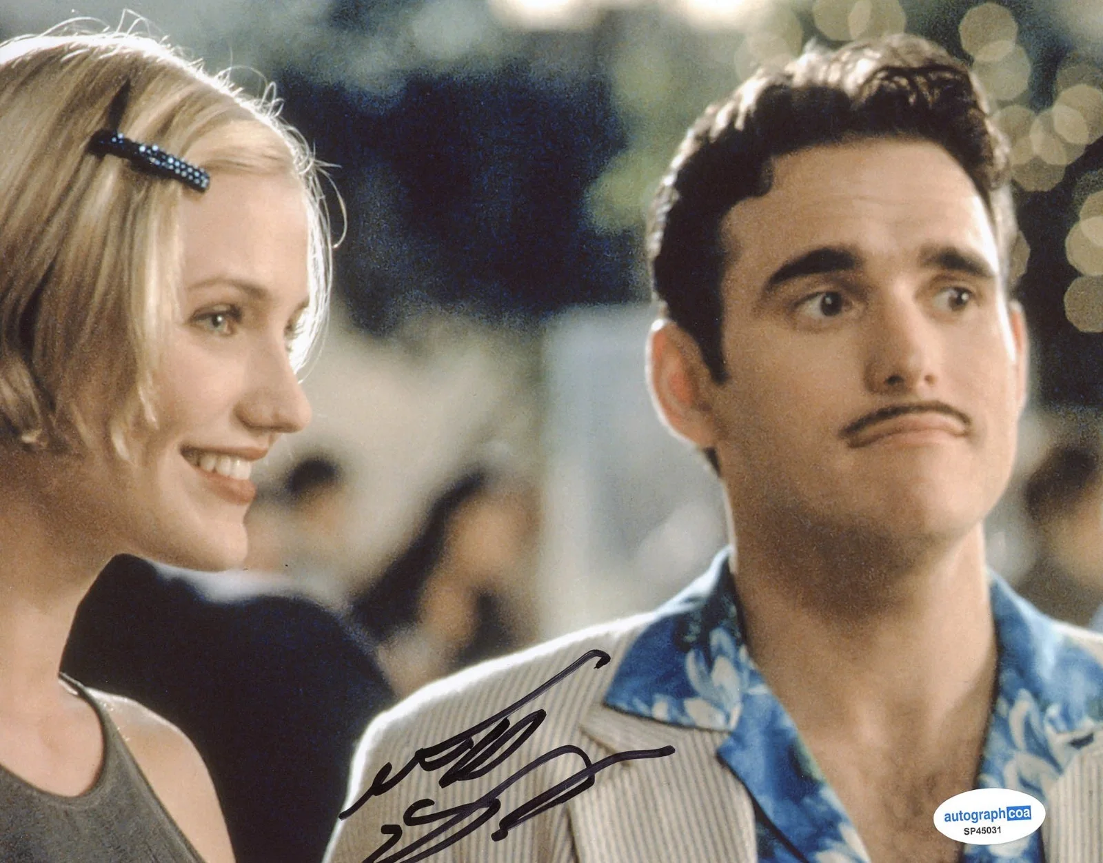 Matt Dillon — Matt Dillon signed "THERE'S SOMETHING ABOUT MARY" 8x10 Photo a Cameron Diaz ACOA, image 3