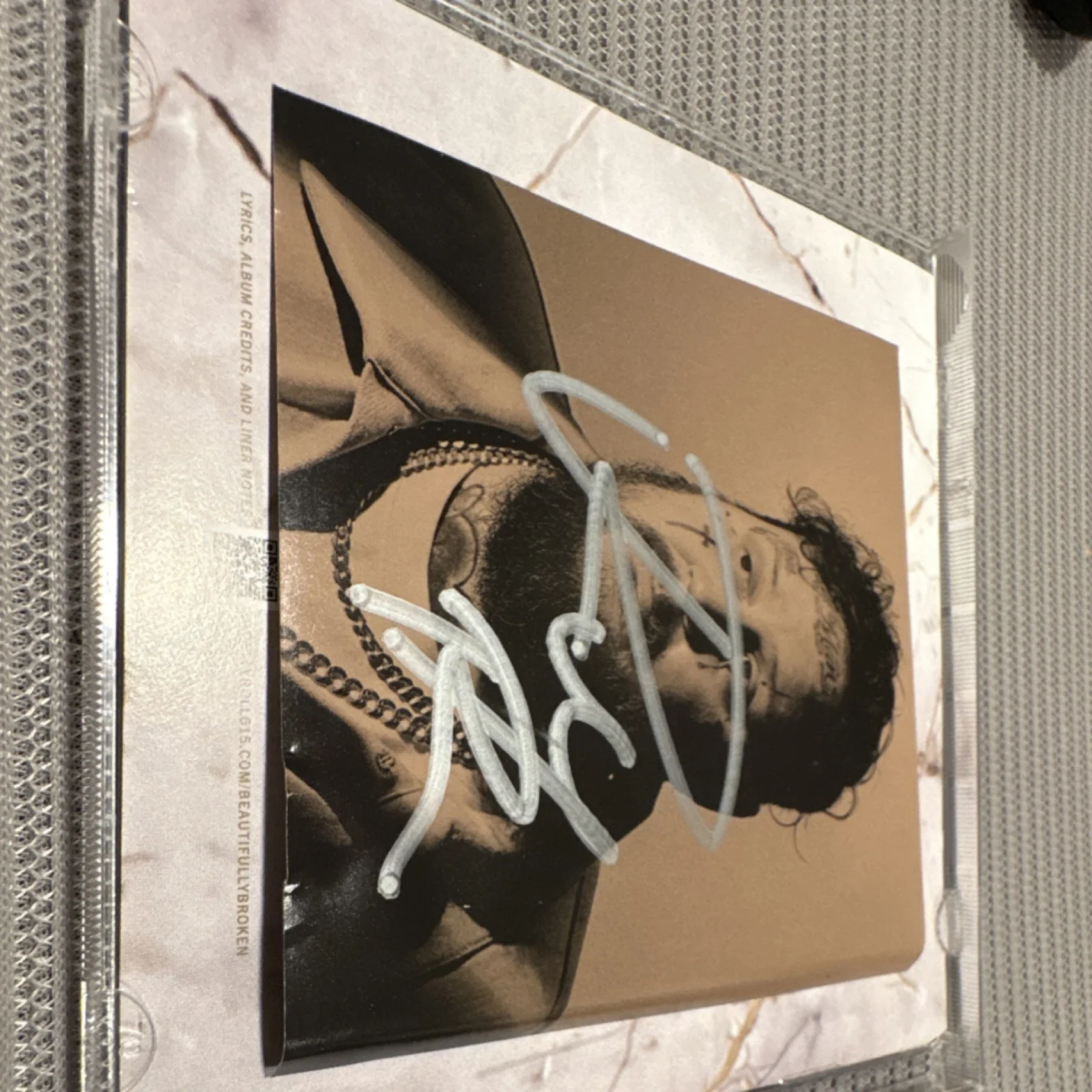 Beautifully Broken Jelly Roll CD and Signed paper, image 4