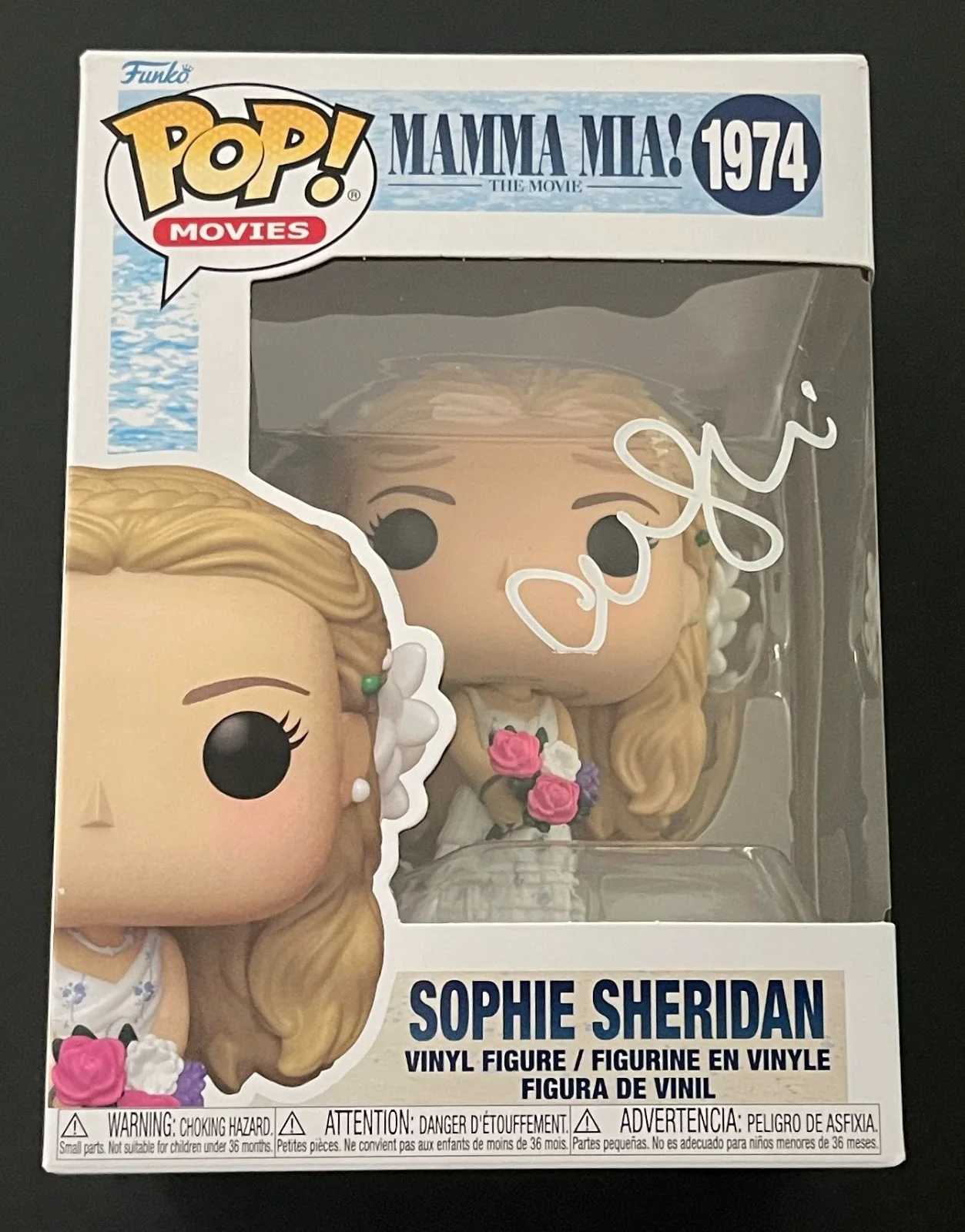 AMANDA SEYFRIED SIGNED SOPHIE MAMMA MIA FUNKO w/EXACT VIDEO PROOF & BECKETT COA, изображение 3