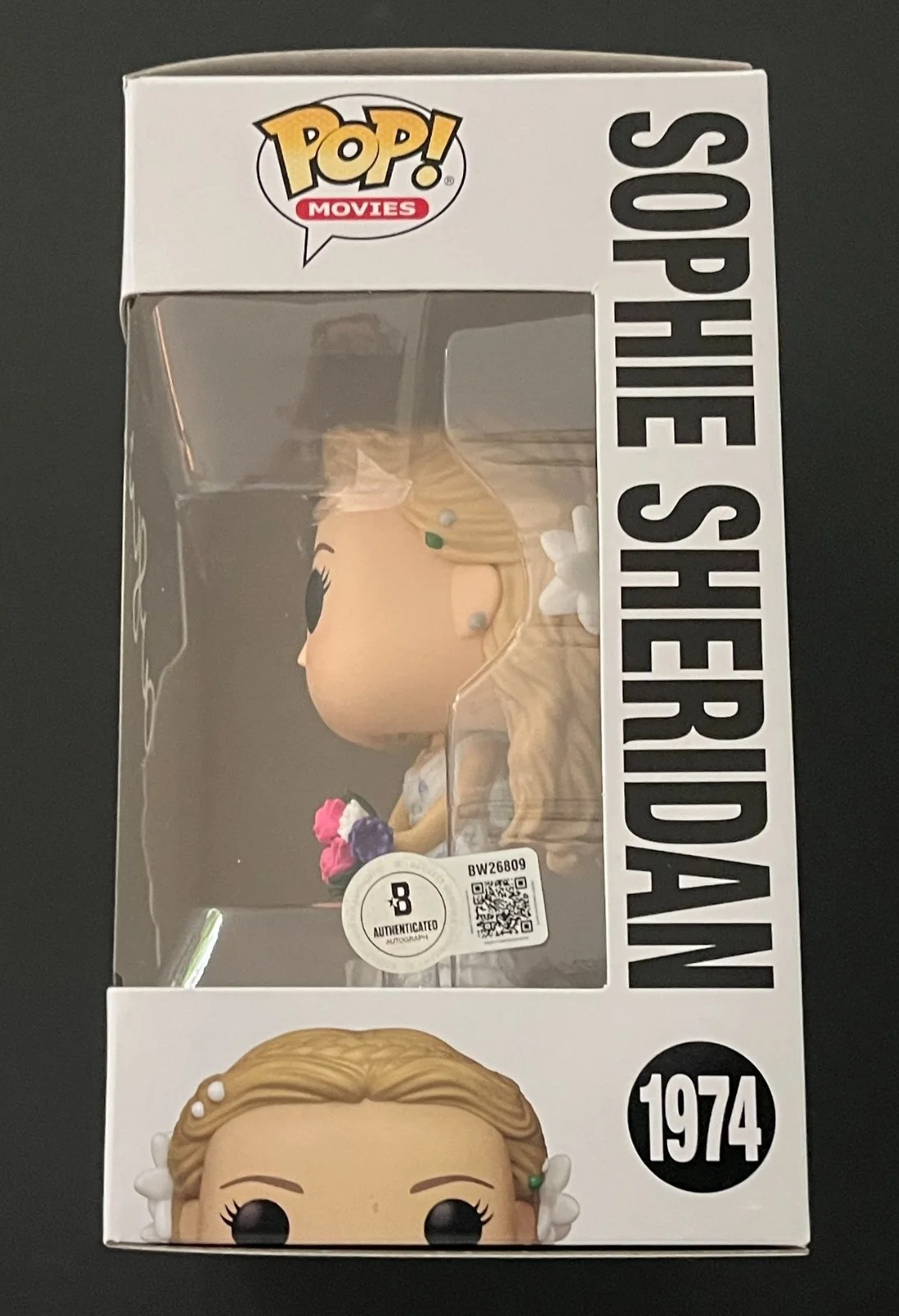 AMANDA SEYFRIED SIGNED SOPHIE MAMMA MIA FUNKO w/EXACT VIDEO PROOF & BECKETT COA, изображение 4