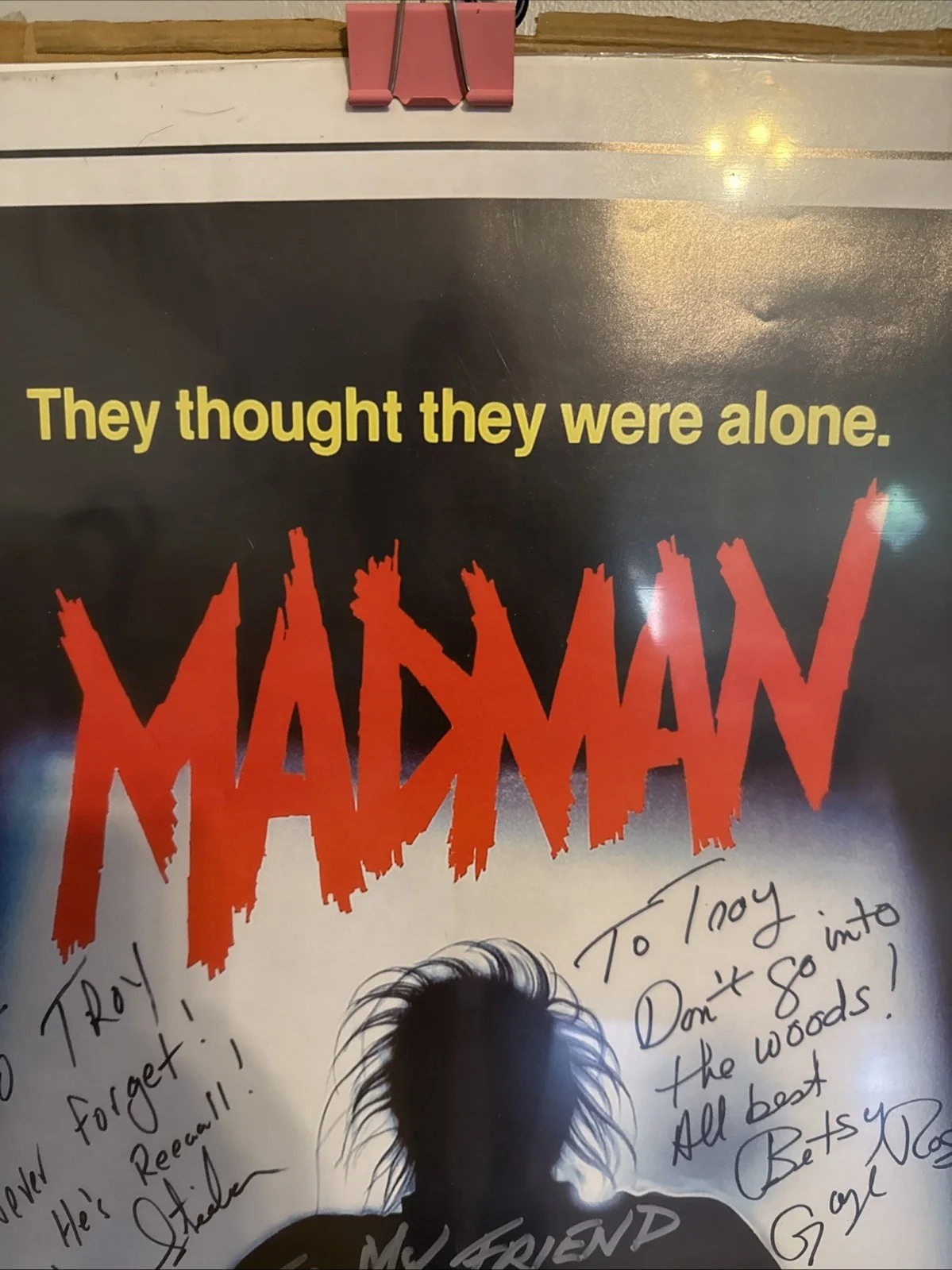 Madman Movie Poster Multi Signed 24x36, image 3