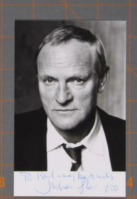 Julian Glover — Julian Glover Autographed Front and Back Inscribed Pair 4x6 Photo, изображение 5