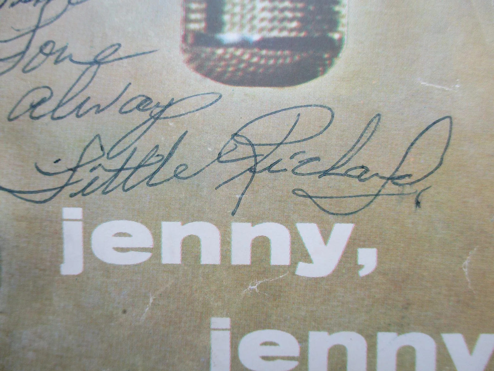 Little Richard Specialty 606 45 rpm Signed Record from John Gilliland Estate, изображение 3