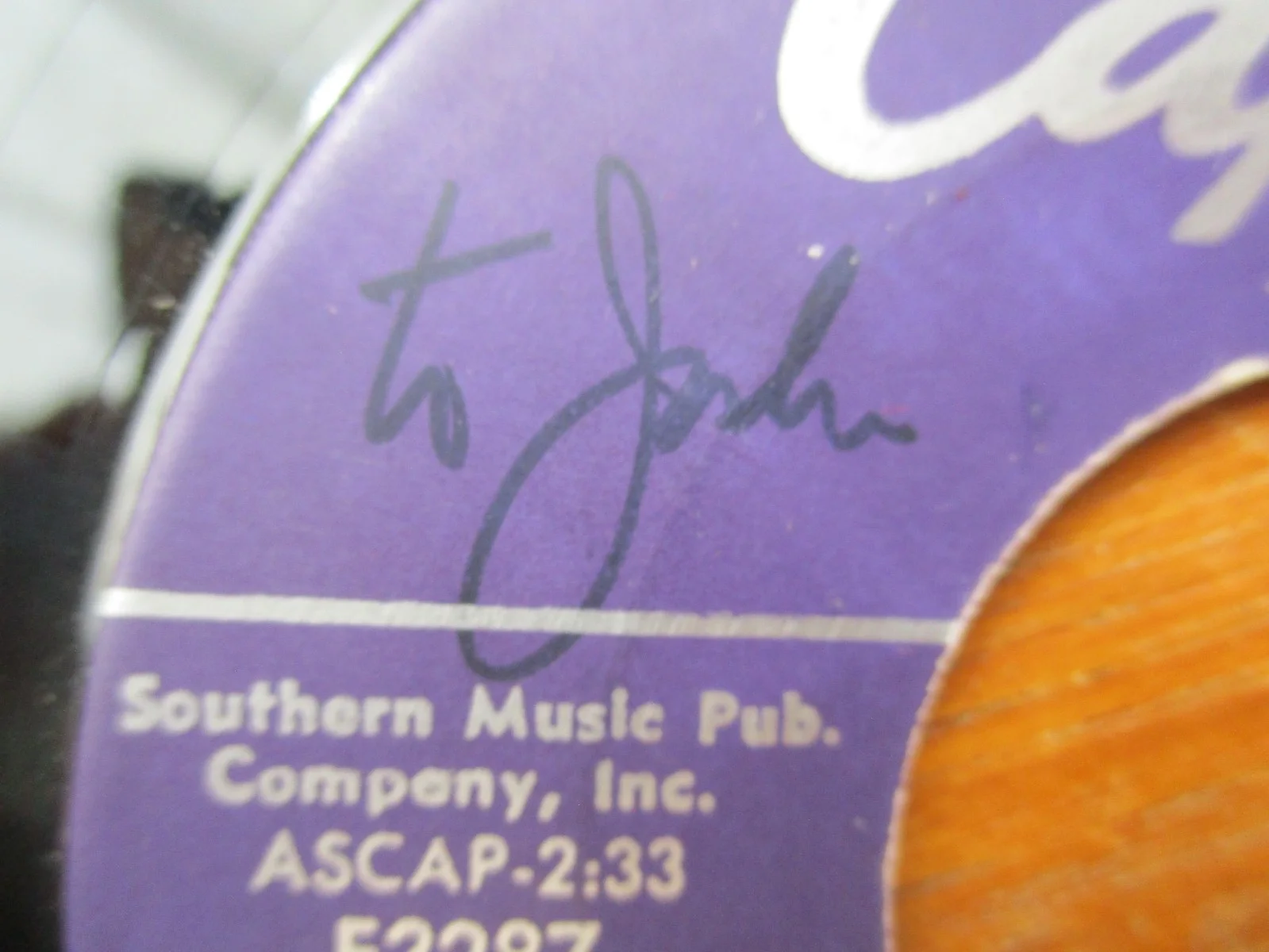 Nelson Riddle Lisbon Antigua F3287 45 Record Signed From John Gilliland Estate, изображение 4