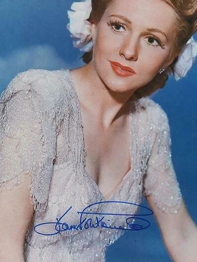 JOAN FONTANE — JOAN FONTAINE - INSCRIBED PHOTOGRAPH SIGNED 8 X10 COLOR PHOTO, изображение 2