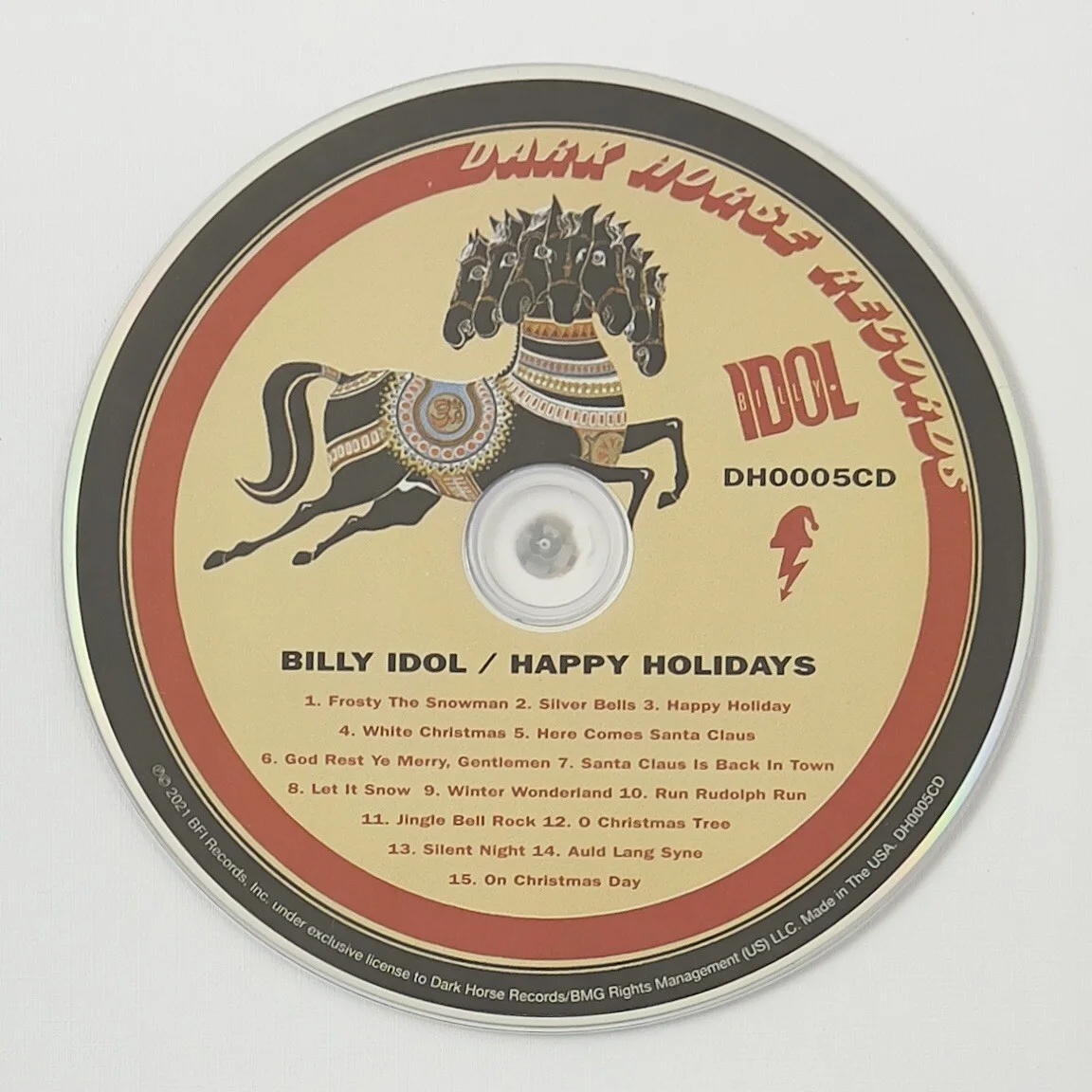 Billy Idol SIGNED Framed Happy Holidays CD Booklet With CD GV936320 Rebel Yell, изображение 3