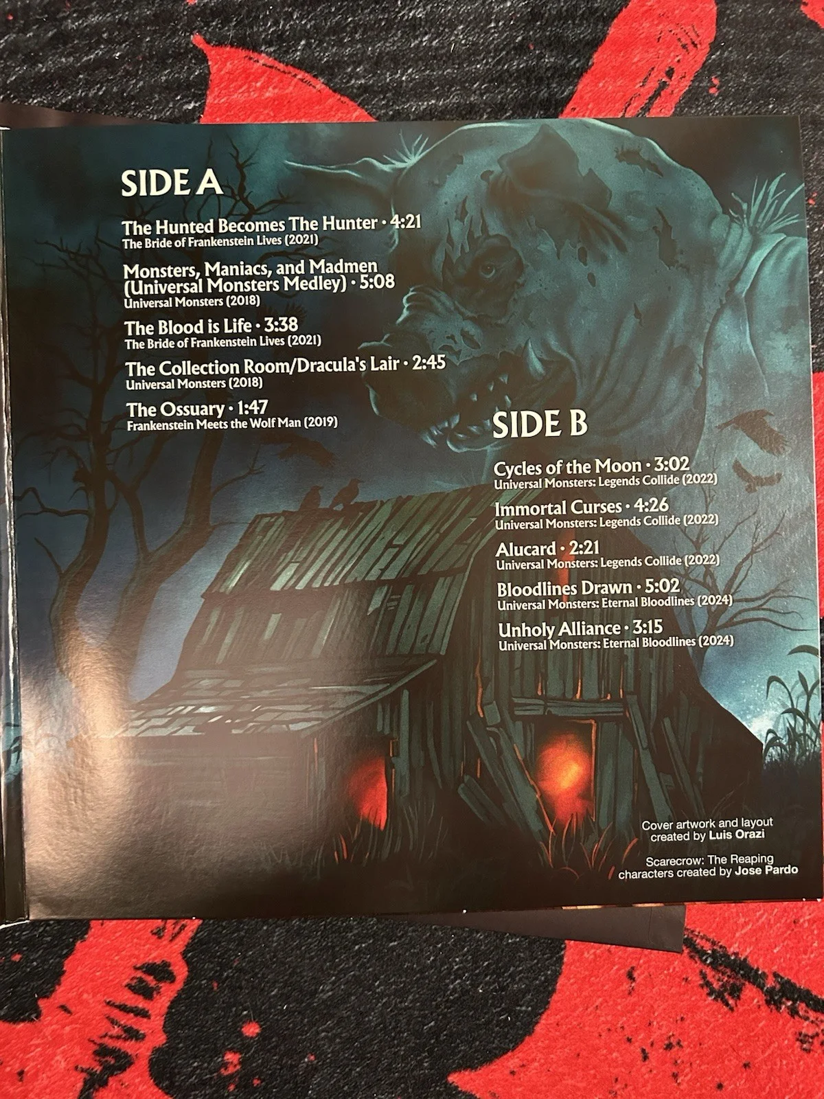 Halloween Horror Nights Vol 2 SLASH SIGNED Vinyl Guns n Roses Universal Studios, изображение 5